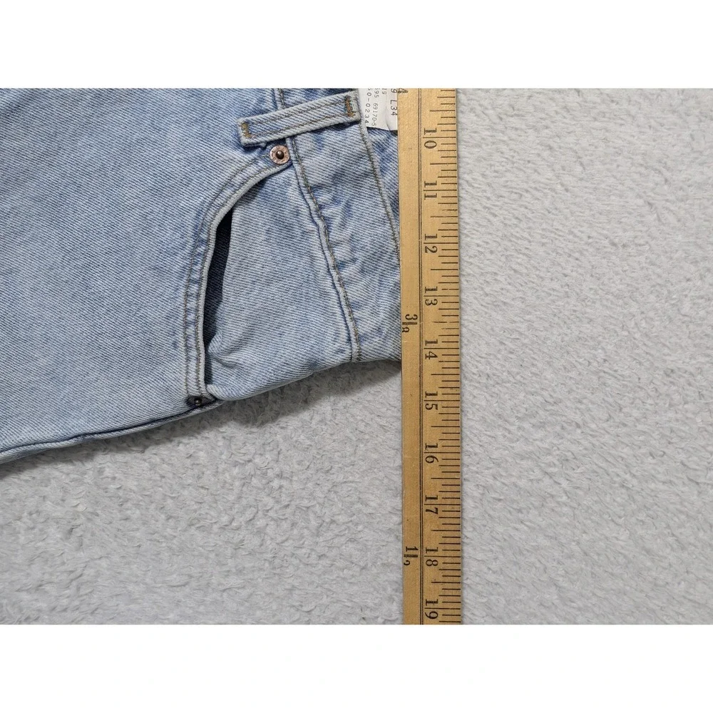 Vintage‎ Levis 550 Jeans Mens 29x34 Light Wash Blue Relaxed Denim Tapered 90s 95